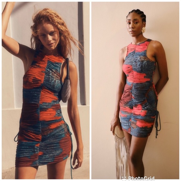 Andrea Iyamah KASI MESH MINI DRESS - Picture 1 of 16